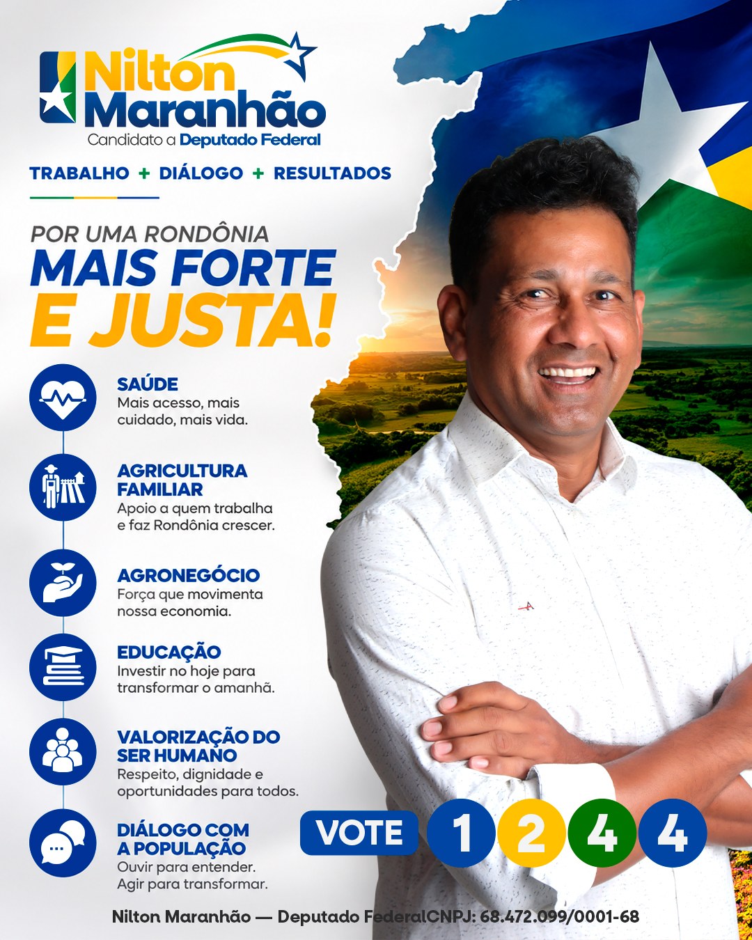 Nilton Maranhão — propostas para Rondônia